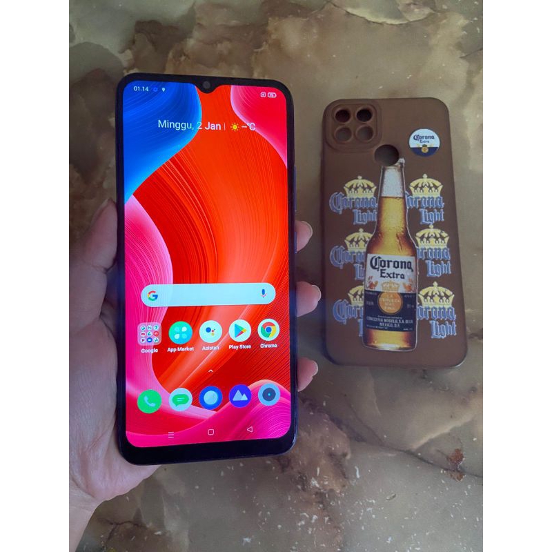 HANDPHONE REALME C15 RAM 4/64 ORIGINAL SECOND