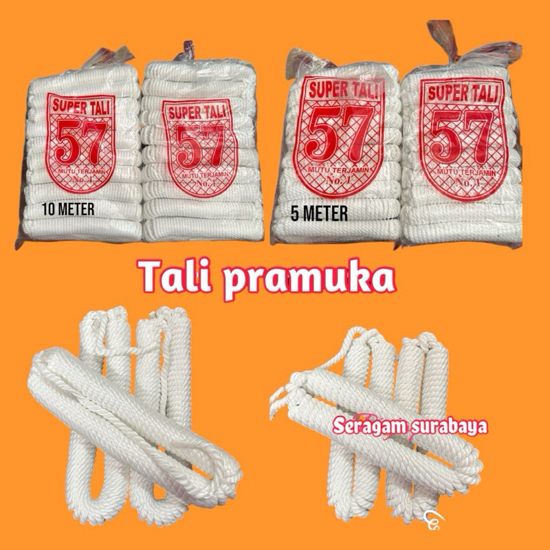 

Tali Marlon Pramuka Tali Putih Tali Tambang Ukuran 5m 10m Halus