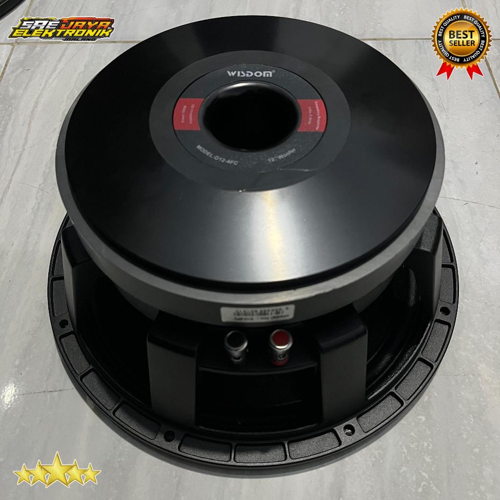 Speaker Audio Komponen Wisdom D 12 4FC / D12 4 FC / D124FC - 12 inch
