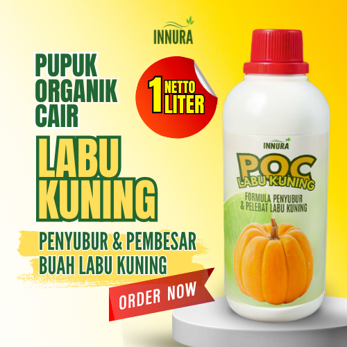 Pupuk Organik Cair Tanaman Labu Kuning Waluh Penyubur Pembesar Perangsang Pemicu Buah Labu Kuning