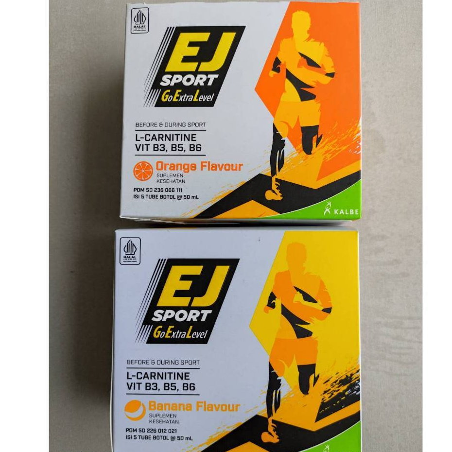 

EJ Sport / Extra Joss Sport 50ML 1 KOTAK ISI 5 BOTOL - Menambah Stamina Olahraga