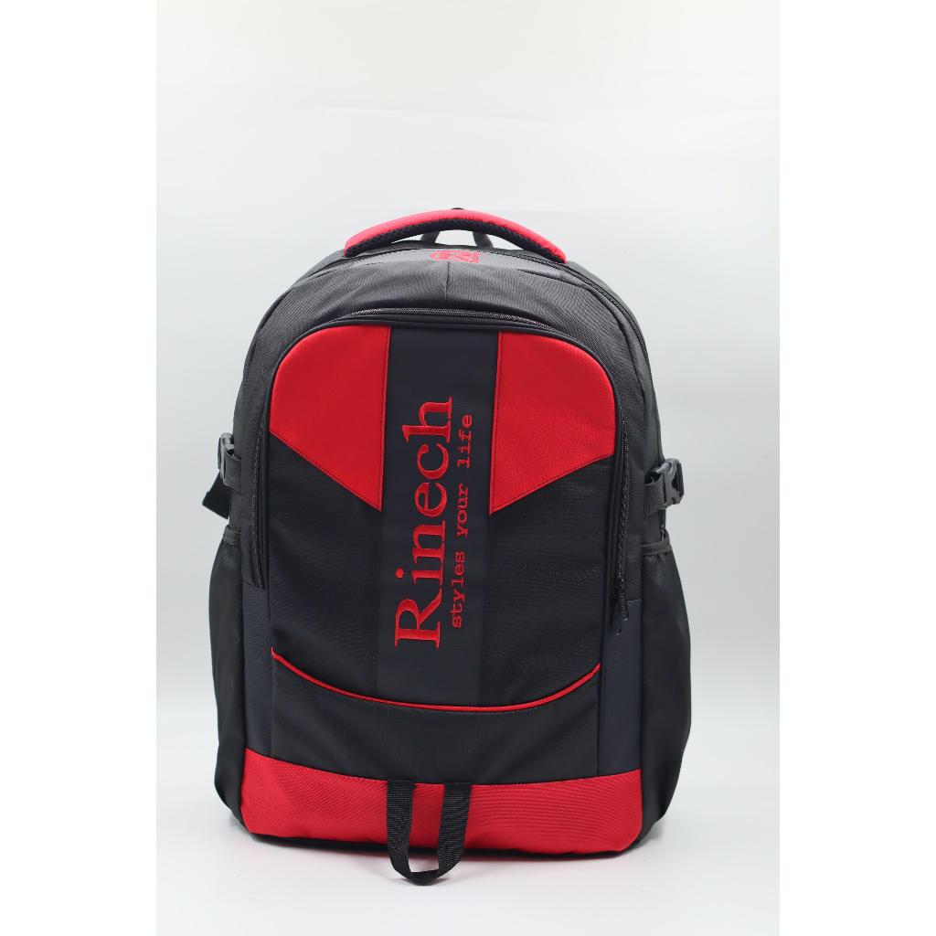 Rinech Tas Ransel Kombinasi Hitam Merah Tas Ransel Bet Pingpong