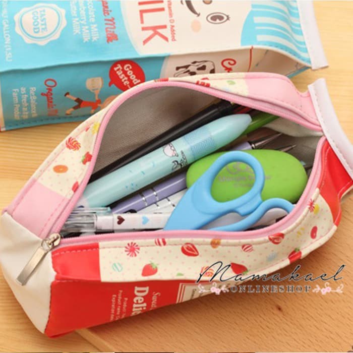 

BT032 KOTAK PENSIL LUCU BENTUK MILK KOTAK SUSU PENCIL CASE TEMPAT PENSIL