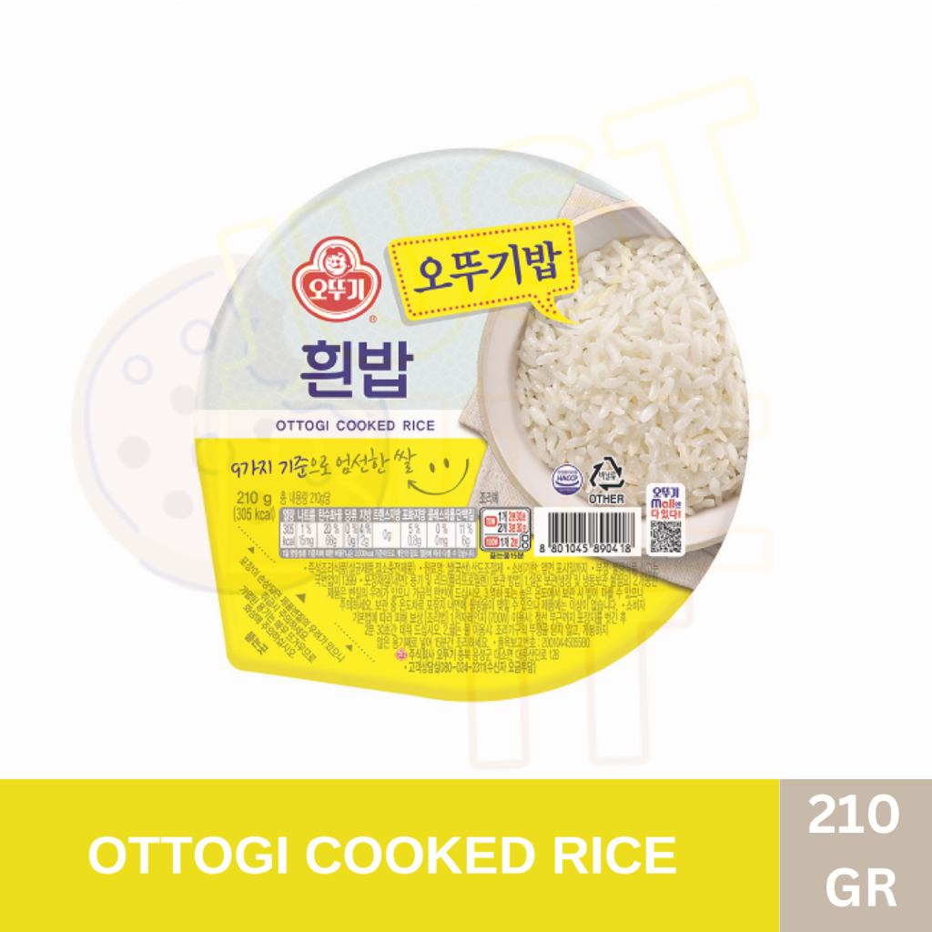 

OTTOGI COOKED RICE / NASI INSTANT 210 GR