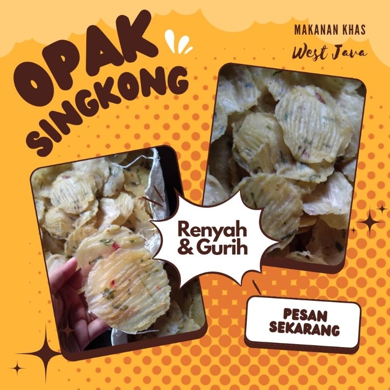 

Kicimpring/ Opak Singkong Mentah