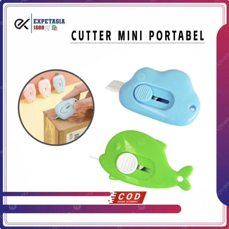 

Expetasia Cutter Mini Portabel / Cutter Pemotong Kertas Pisau Mini