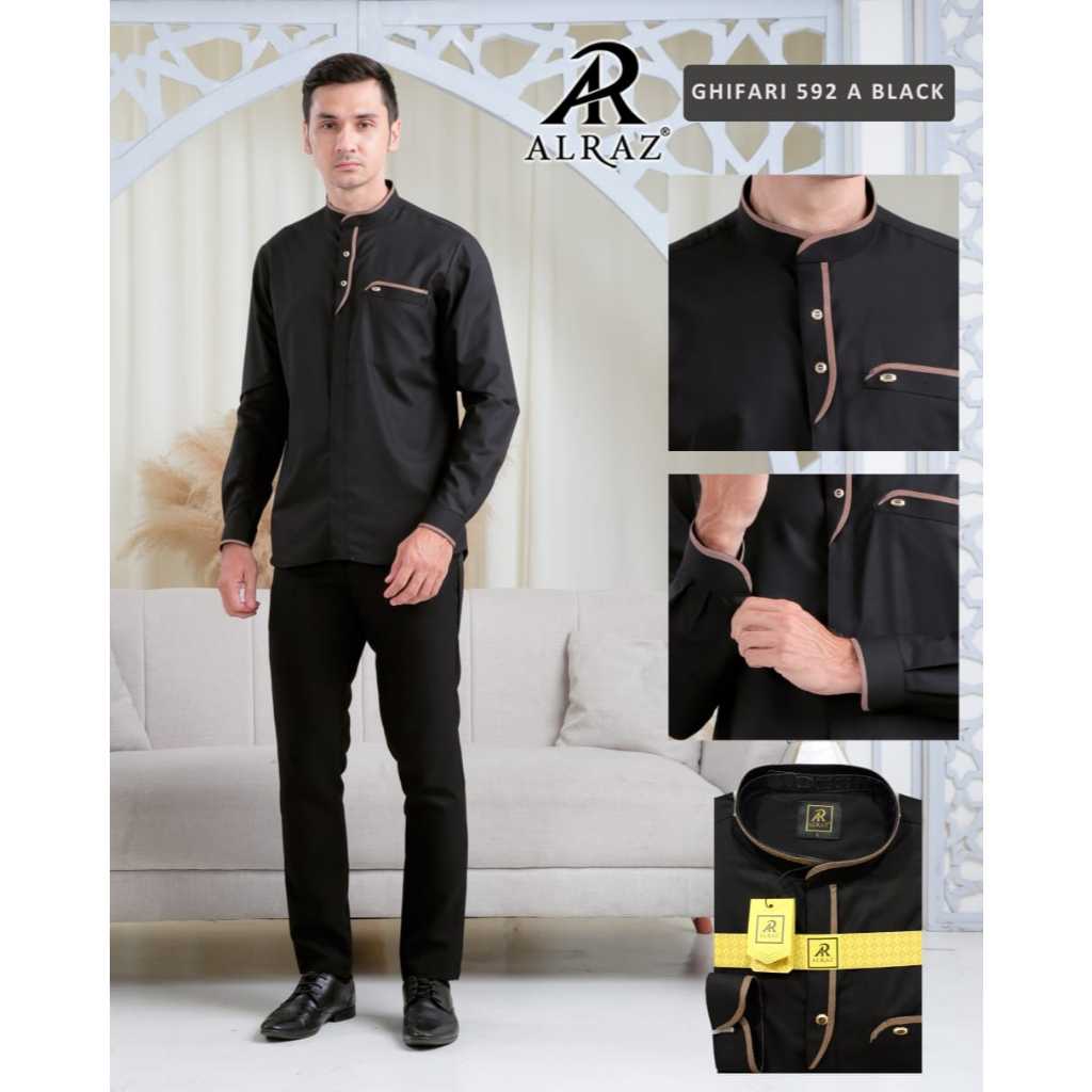 (BISA COD) BMW Koko Alraz Dewasa Lengan Panjang -Baju Koko