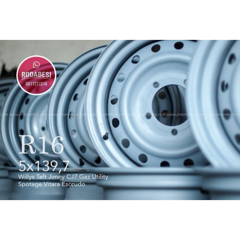 Velg kaleng R16 PCD 5x139.7  epoxi