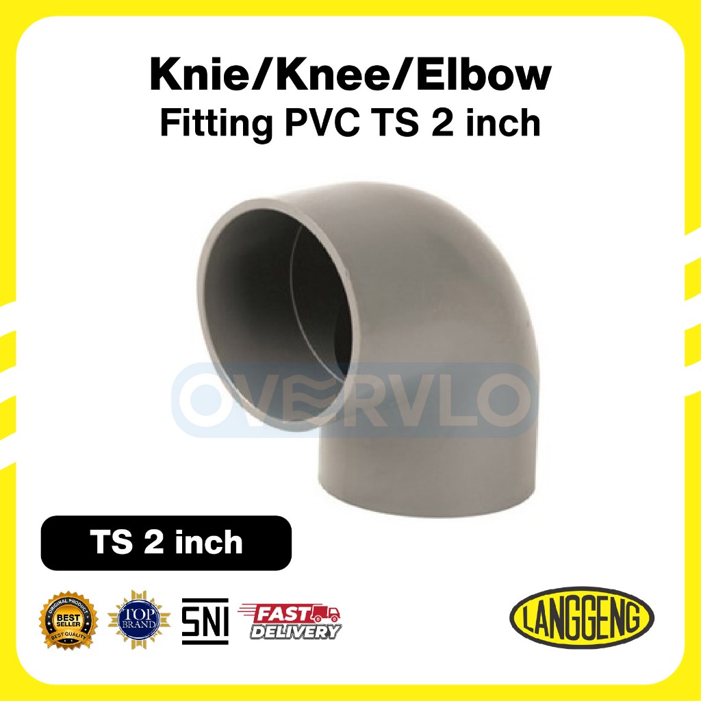READY Keni / Knee / Elbow PVC TS AW 2 inch LANGGENG Fitting Aksesoris PVC
