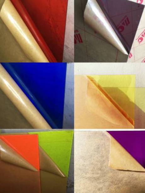 

Baru Acrylic akrilik lembaran 2mm warna transparan ukuran A3 42x3cm Q72