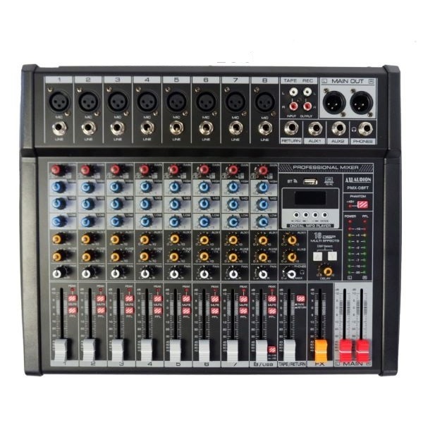 Power Mixer 8 Ch Axl Audion PMX08FT PMX 08FT Original