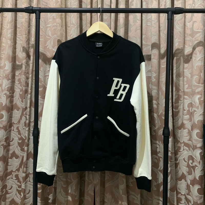 Varsity Bomber Jacket PULL & BEAR Motif Original 100%