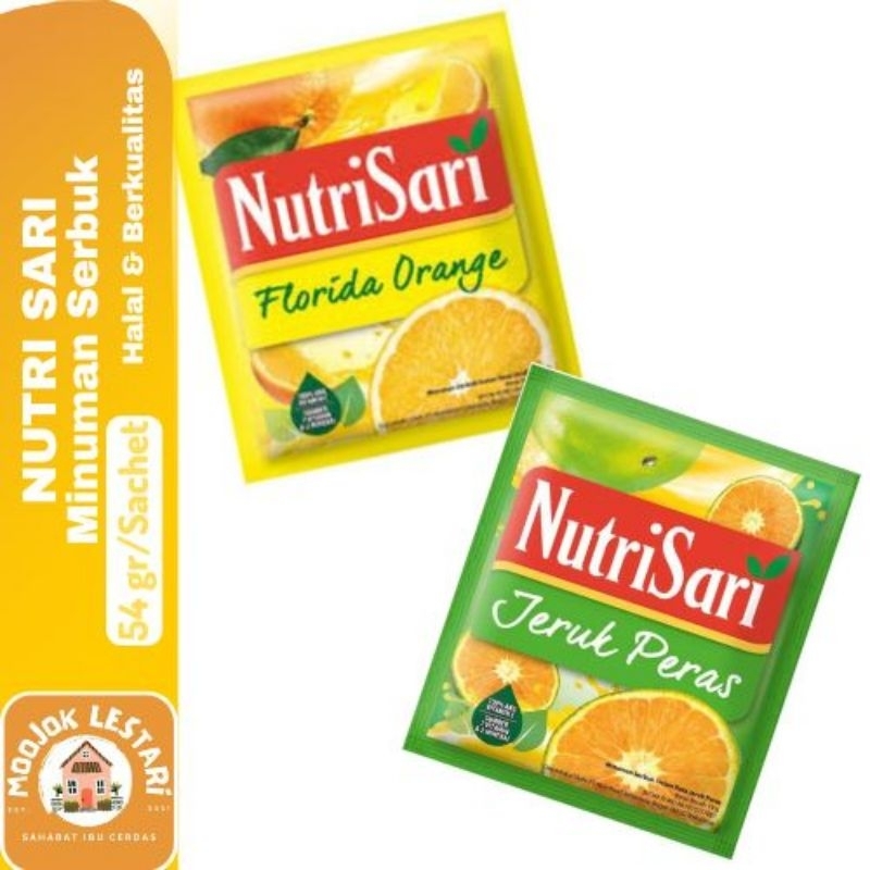 

NUTRISARI Minuman Serbuk Sachet Halal Florida Orange/Jeruk Peras Segar