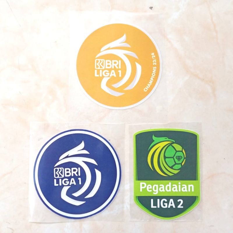 Patch BRI Liga 1 dan Patch Pengadaian liga 2 indonesia