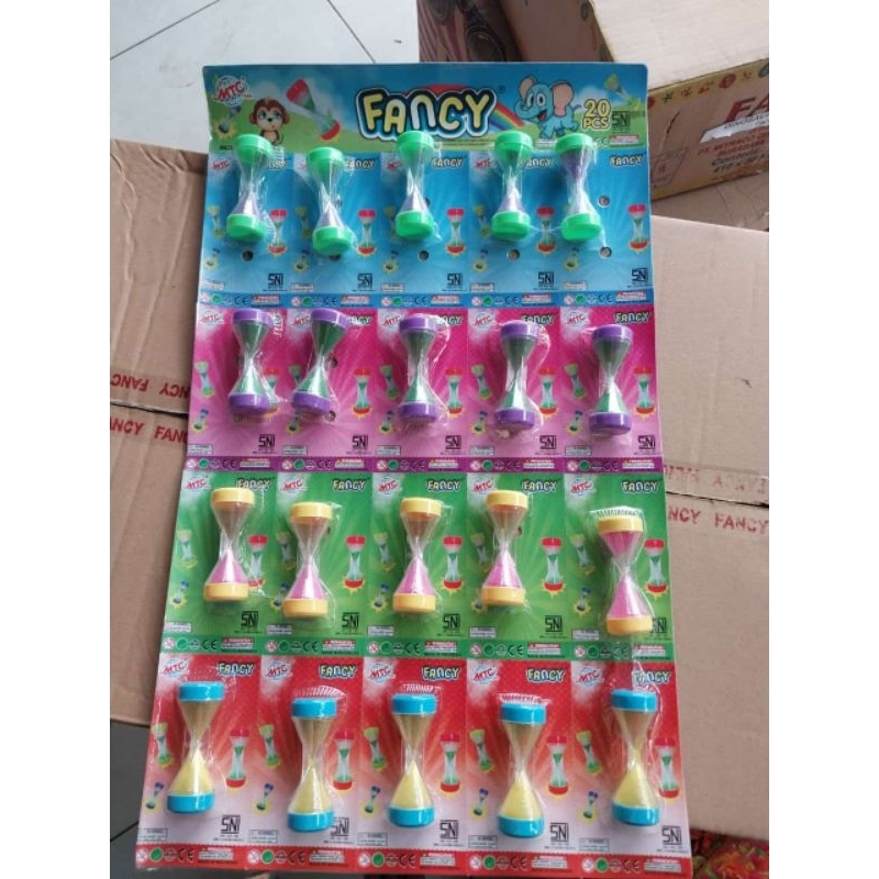 Mainan anak Fk jam pasir warna warni