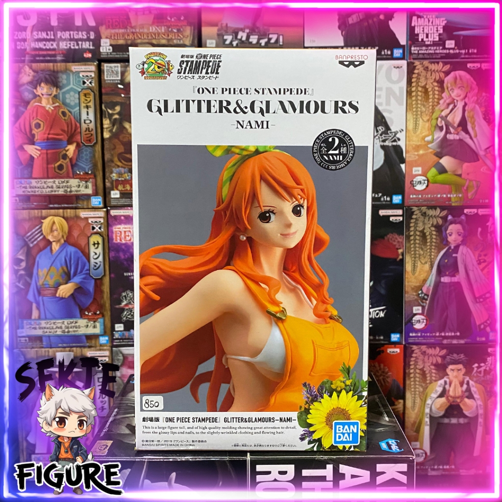 Banpresto Nami Glitter & Glamours -Stampede- One Piece Movie Stampede