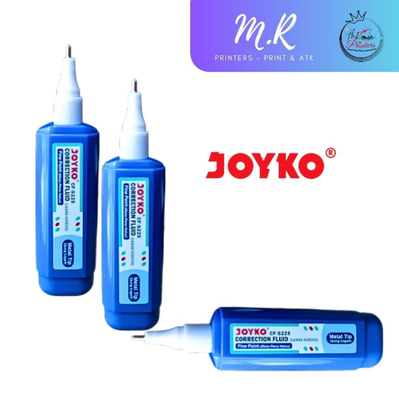 

Correction Fluid JOYKO Tipe-X Cair CF-S225 Fine Point & Metal Tip