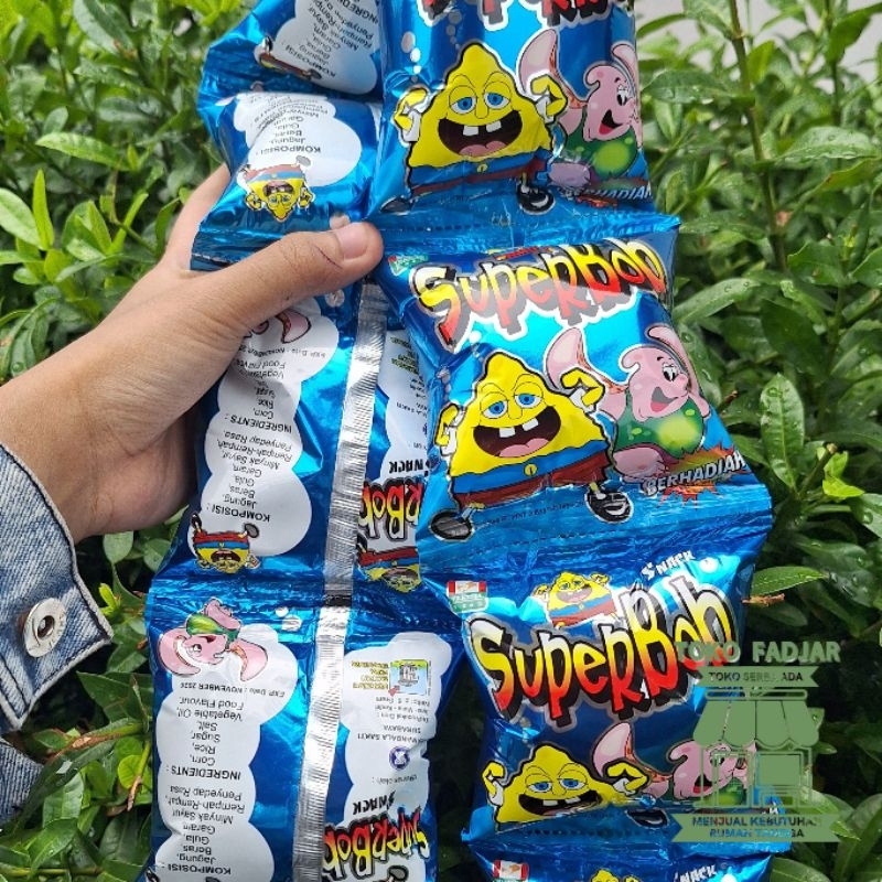 

SUPERBOB SNACK PER DUS ISI 8 RENCENG (80 BKS)