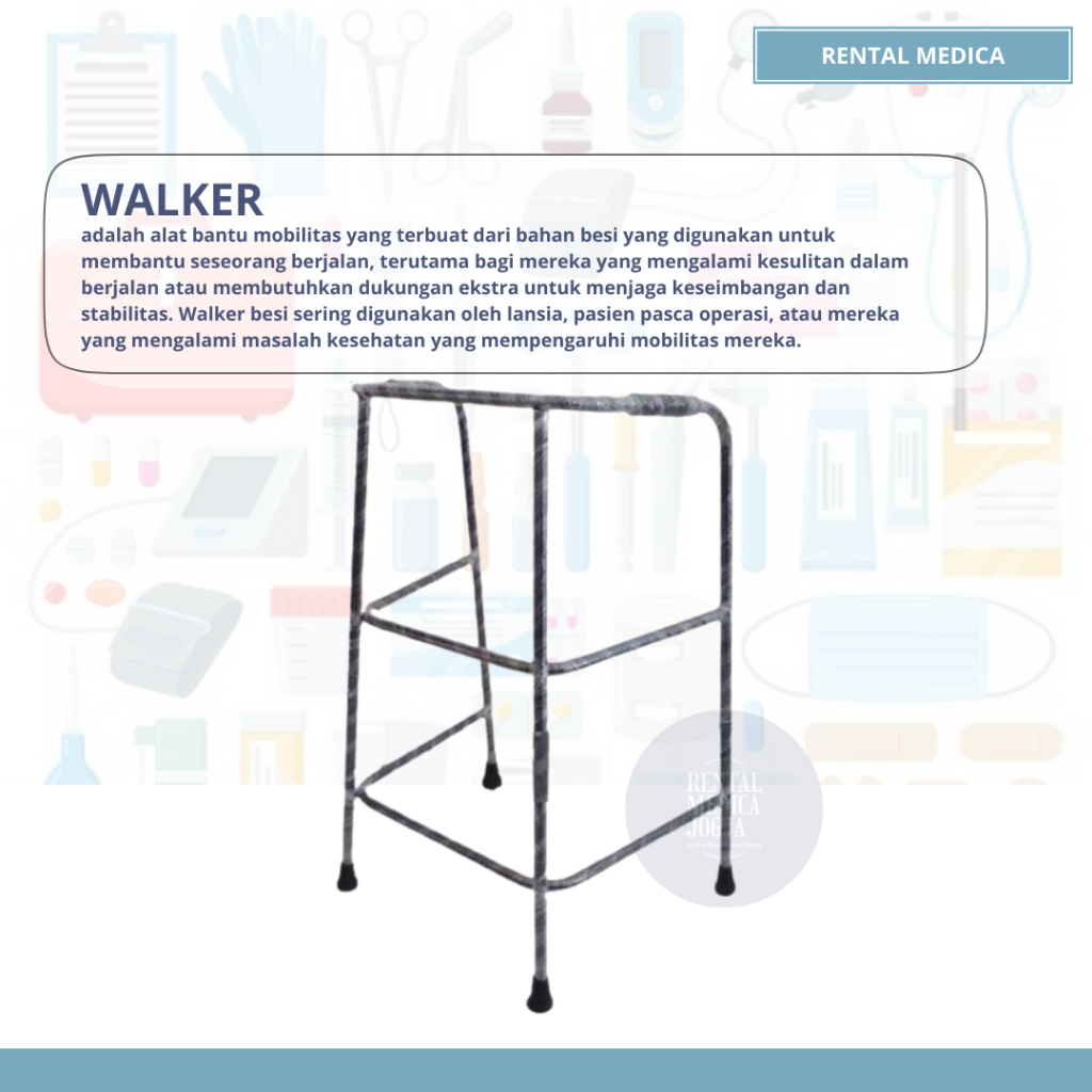 WALKER BESI/ALAT BANTU JALAN/walker besi alat bantu jalan