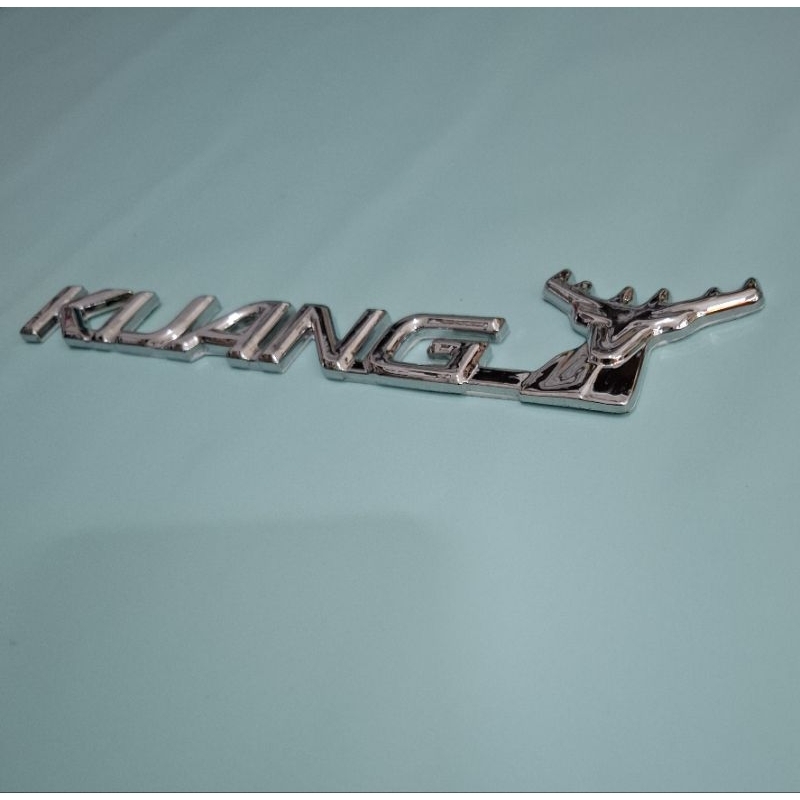 Emblem Tulisan Kijang Tanduk Chrome Untuk Kijang Kapsul