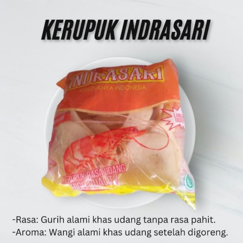 

Kerupuk Indrasari Mentah
