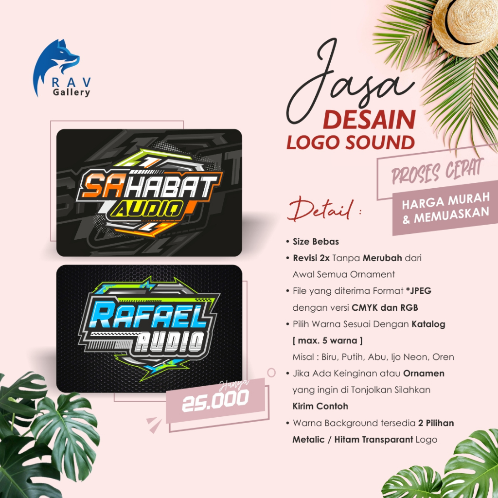 JASA DESAIN LOGO SOUND KOMUNITAS SOUND HOREG