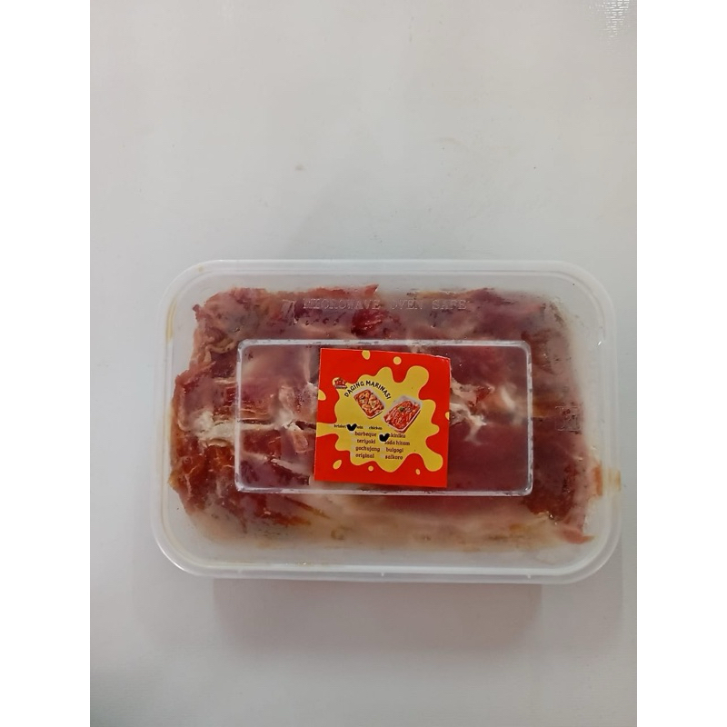 

daging marinasi beef sirloin teriyaki