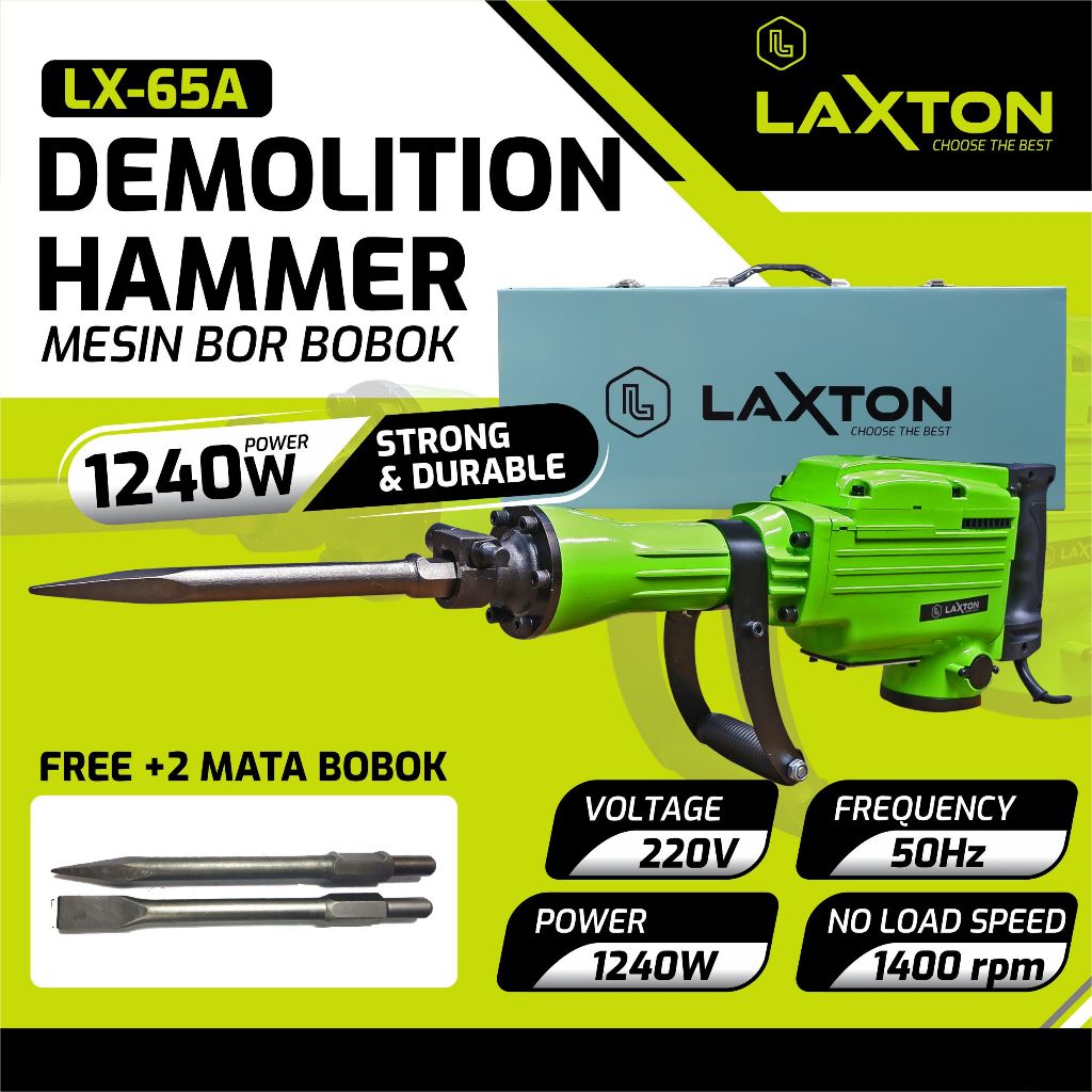 Laxton LX-65A Demolition Hammer Mesin bor Bobok
