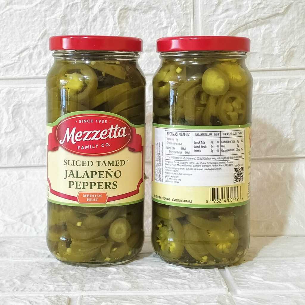 

Mazzetta Slice Jalapeno Peppers 473ml free kardus tebal