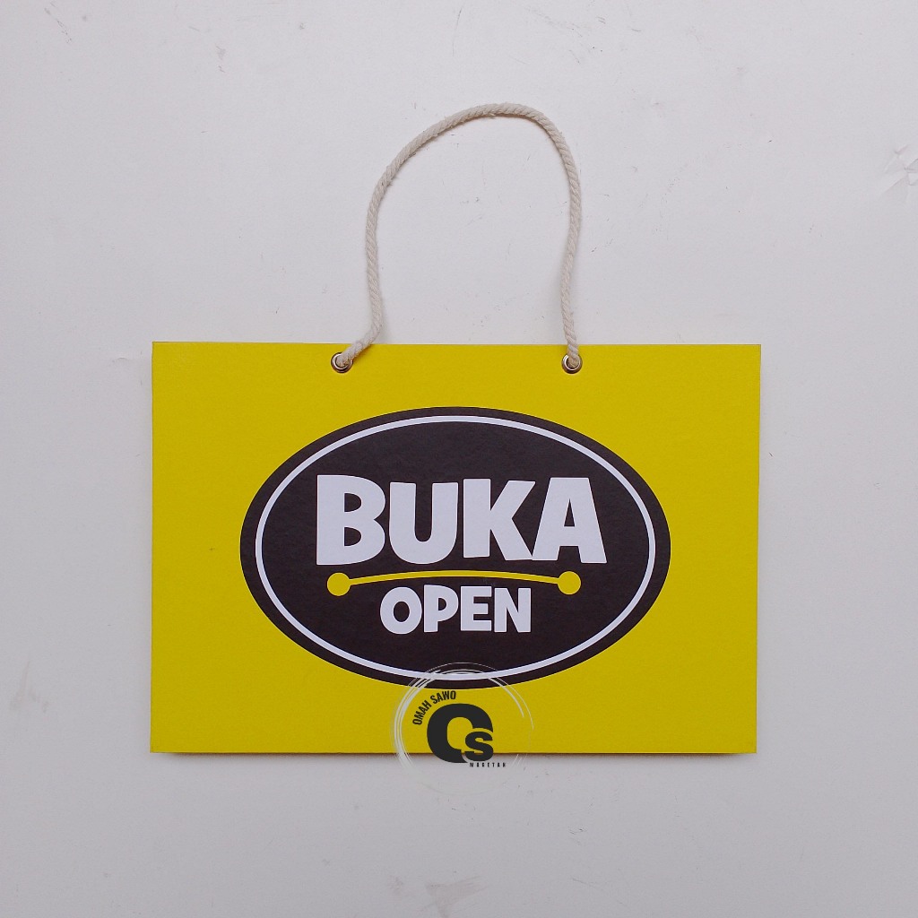 

Hard Poster Buka/ Tutup - Open/Close - Hard Poster Toko