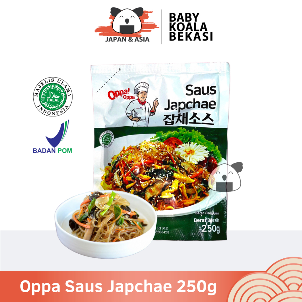 

OPPA Sauce Japchae Noodle Glass Korea 250 g Halal | Khas Korea-- Bekasi
