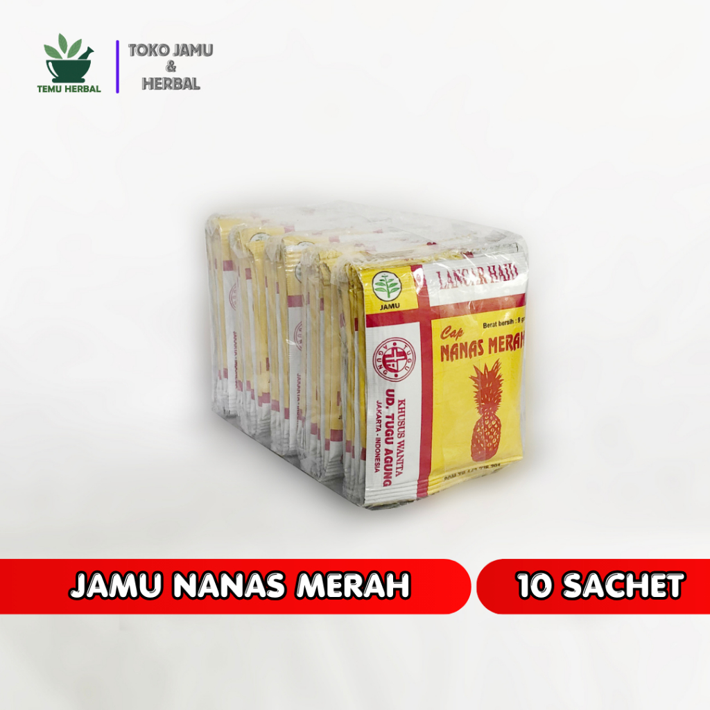 

Jamu Nanas Merah - Isi 10 Sachet