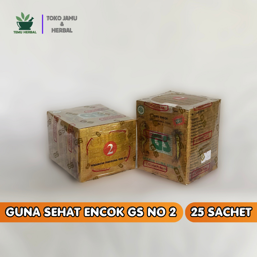 

Jamu Guna Sehat GS No 2 Serbuk - Isi 25 Sachet