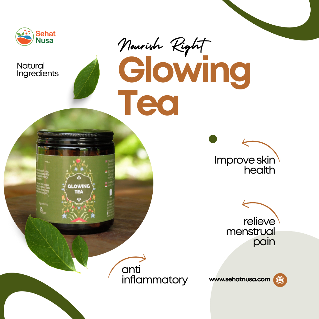 

Glowing Tea - Artisan Tea - Teh Celup Herbal