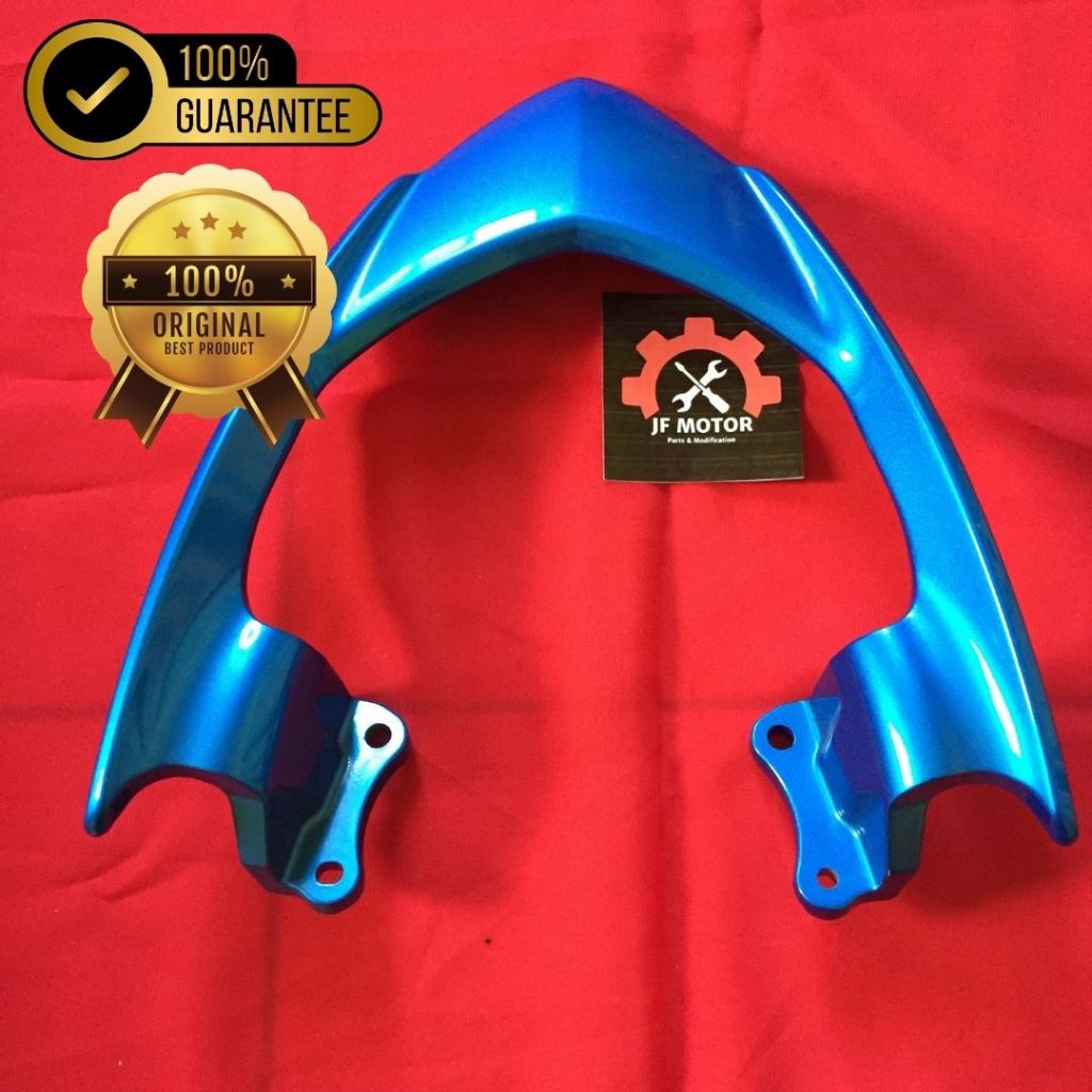 behel pegangan tangan motor Yamaha Mio soul original/ Behel mio soul pegangan jok belakang biru.....
