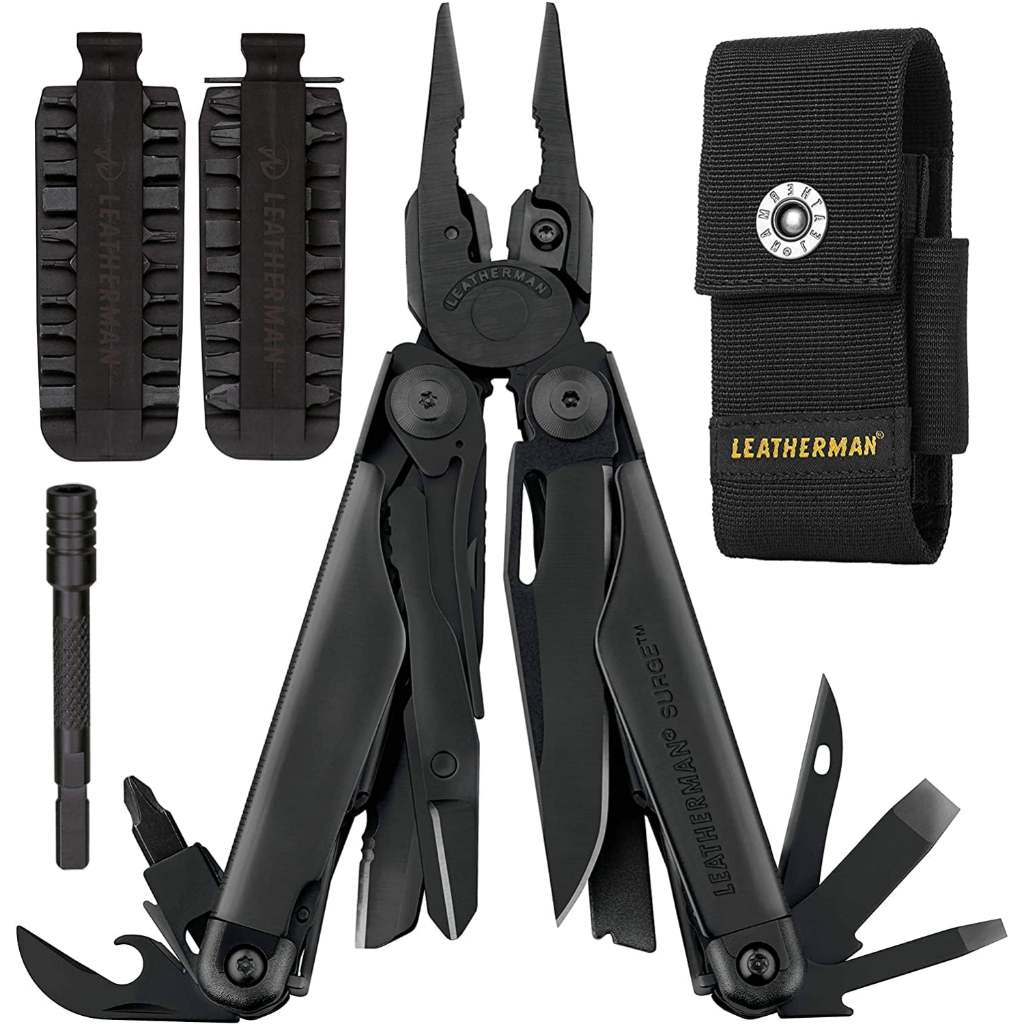 LEATHERMAN Surge 21 IN 1 Black With MOLLE Sheath 42 Bit Kit Extender