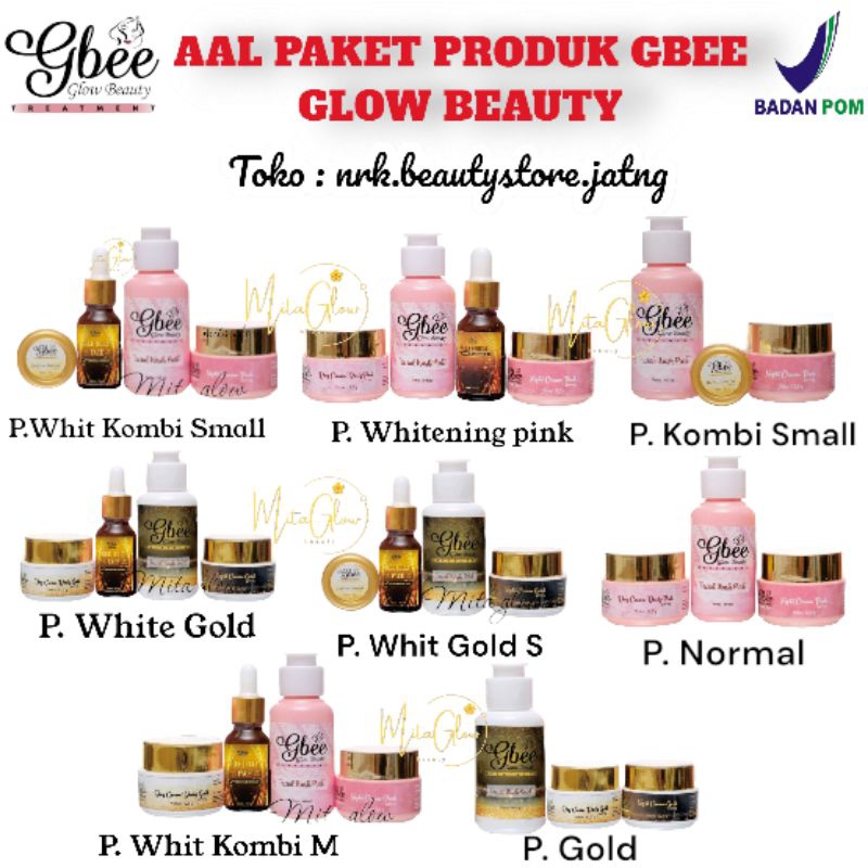 GBEE GLOW PAKET RESELLER GBEE GLOW BEAUTY / SKINCARE