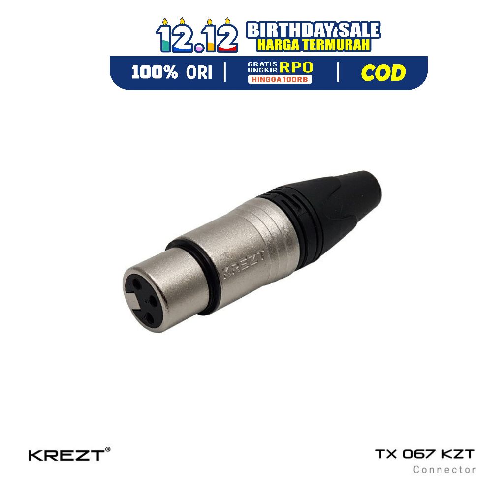 SOKET CANON XLR MERK TUM,JACK INPUT