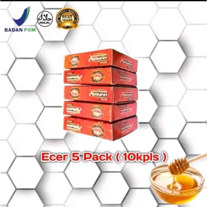 

Madu Bubuk Herb HP HIP3RX Ecer 5 Pack 10 btr - ECER - Syrup, Honey