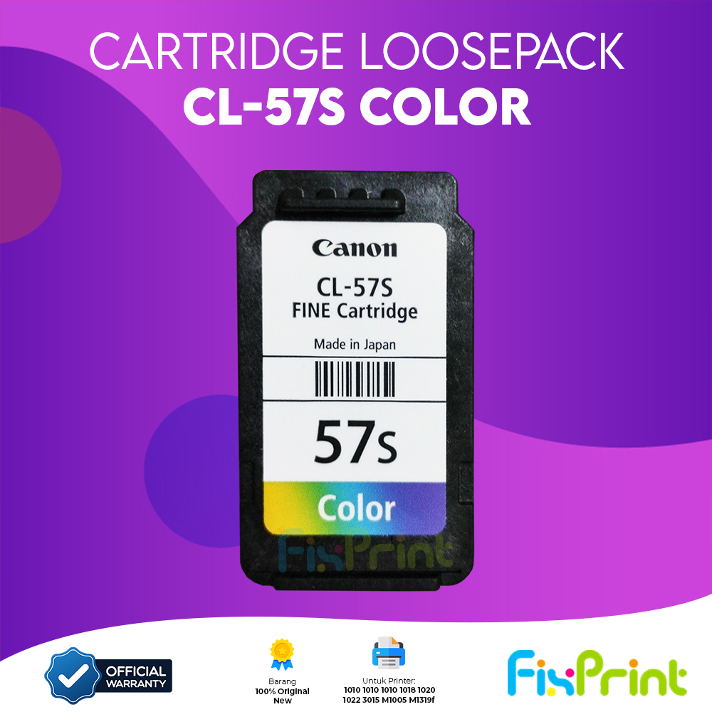 FixPrint Cartridge Tinta CL57 CL-57small PG47 PG-47 Refill Printer Canon E417 E460 E470 E477 E480 E3