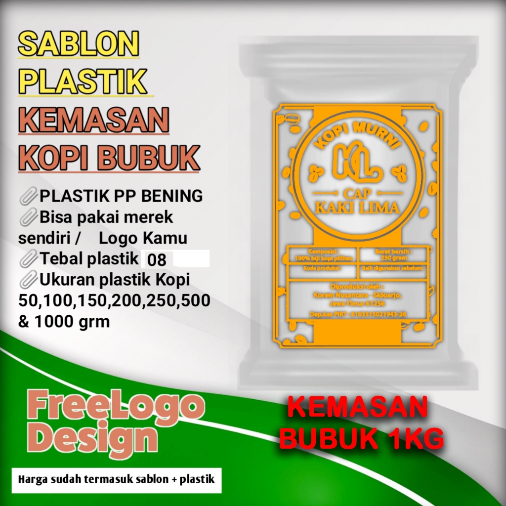 

Sablon plastik kopi 1kg II Tbl 08