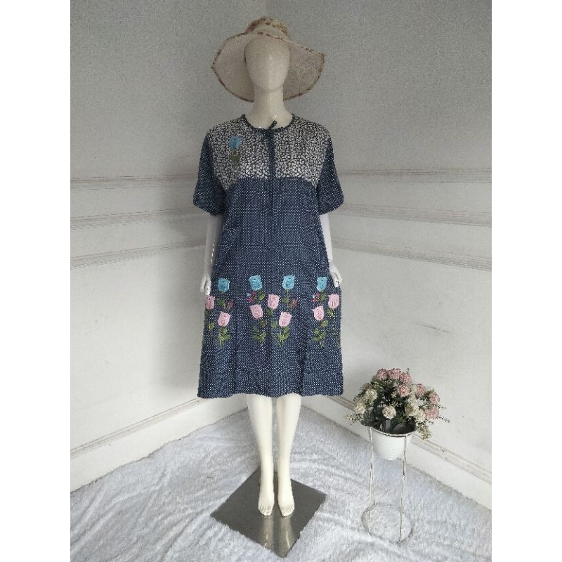 Daster bordir malang daster pendek