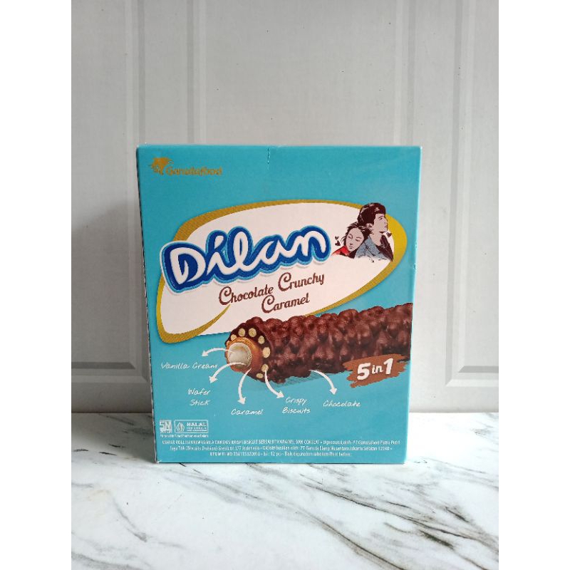 

DILAN CRUNCHY CHOCO CARAMEL BOX ISI 25g X 12pcs