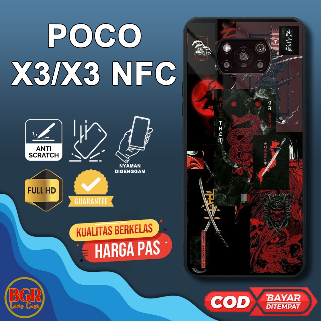 Case Xiaomi Poco X3 Casing Poco X3 Nfc [ ART 02 ] Hardcase Softcase Glossy Case Hp