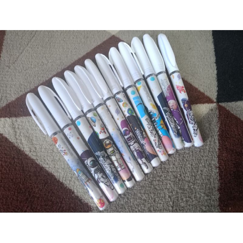 

Pen Gel / Pena Gel Hitam Youmei 0.5 mm Motif Lucu