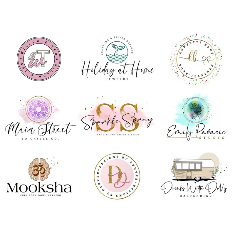 

ARABELLA WATERCOLOR CUSTOM LOGO | JASA PEMBUATAN DESAIN LOGO OLSHOP BISNIS SIMPLE ELEGAN