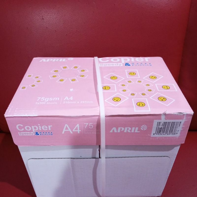 

kertas HVS A4 April copier 1 kotak isi 5RIM