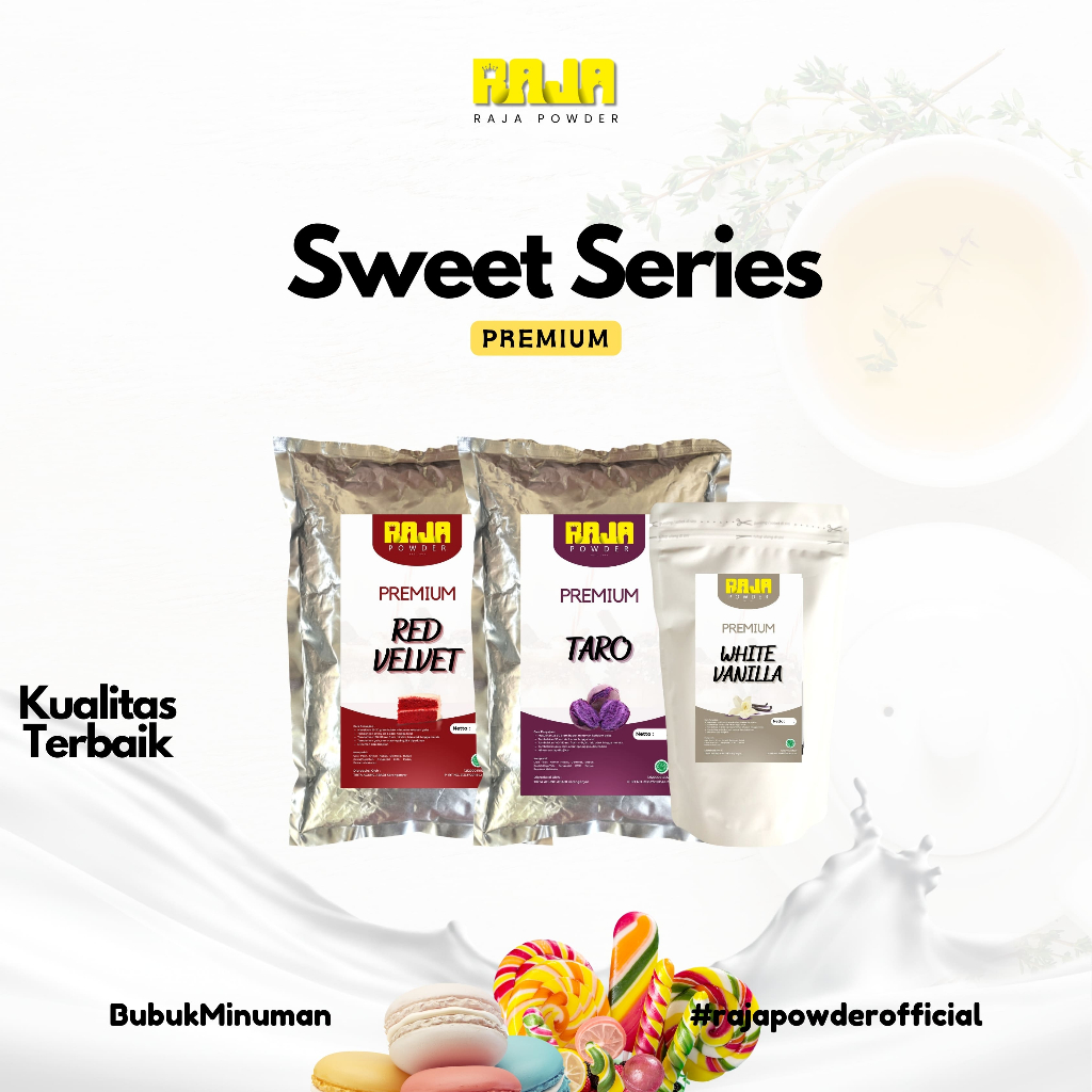 

Bubuk Minuman Sweet Series Varian Premium Terbaik Powder 250 gram