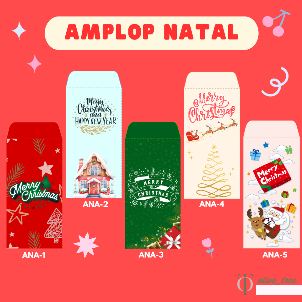 

AMPLOP ANGPAO NATAL | CHRISTMAS ENVELOPE GLOSSY