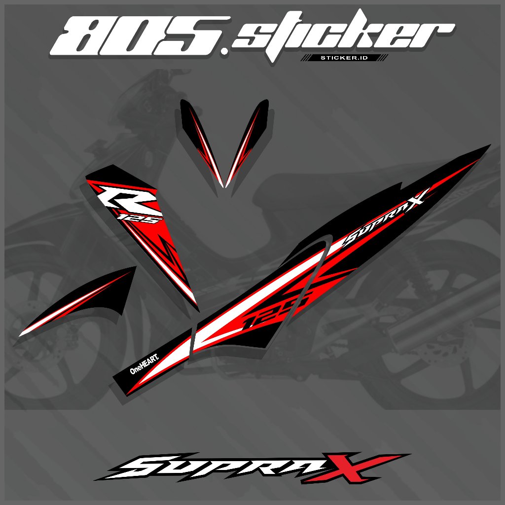 STRIPING SUPRA X 125/STIKER VARIASI SUPRA X/STRIPING MOTOR SUPRA X 125 LAMA